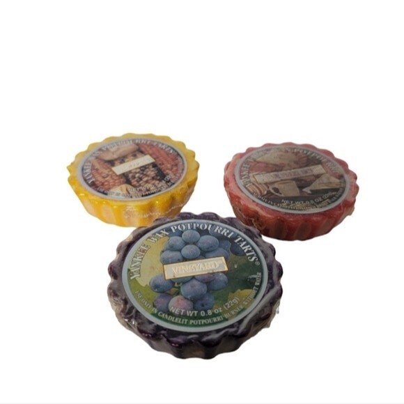 Set 3 Yankee wax potpourri tarta Harvest Vineyard Home Sweet Home - Picture 2 of 6